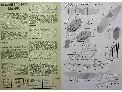 Francuski samolot myśliwski Morane Saulnier MS 406 - zdjęcie 2