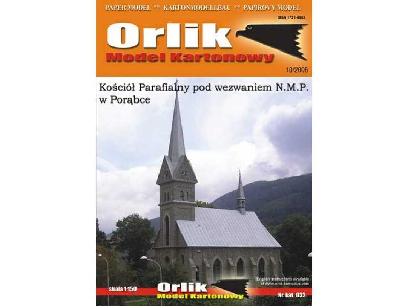 Kościół parafialny pod wezwaniem Narodzenia N.M.P. w Porąbce - zdjęcie 1 Kościół parafialny pod wezwaniem Narodzenia N.M.P. w Porąbce - zdjęcie 1