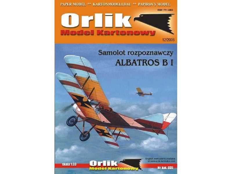Niemiecki samolot rozpoznawczy Albatros B.I - zdjęcie 1 Niemiecki samolot rozpoznawczy Albatros B.I - zdjęcie 1