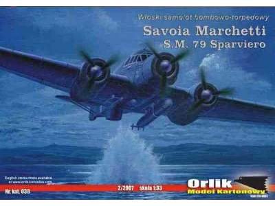 Włoski samolot bombowo torpedowy Savoia Marchetti S.M. 79 Sparvi - zdjęcie 1