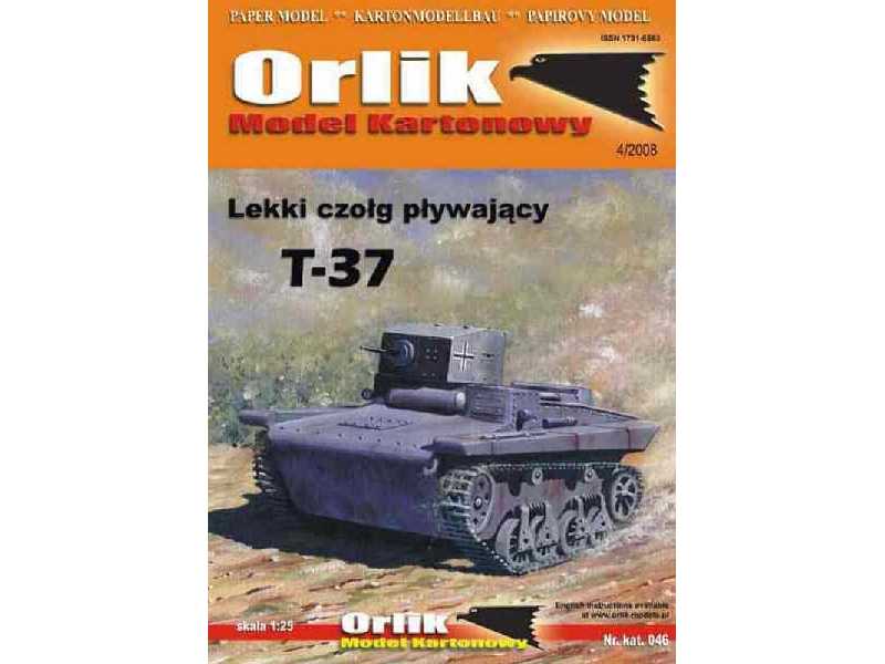 Lekki czołg pływający T-37 - zdjęcie 1 Lekki czołg pływający T-37 - zdjęcie 1