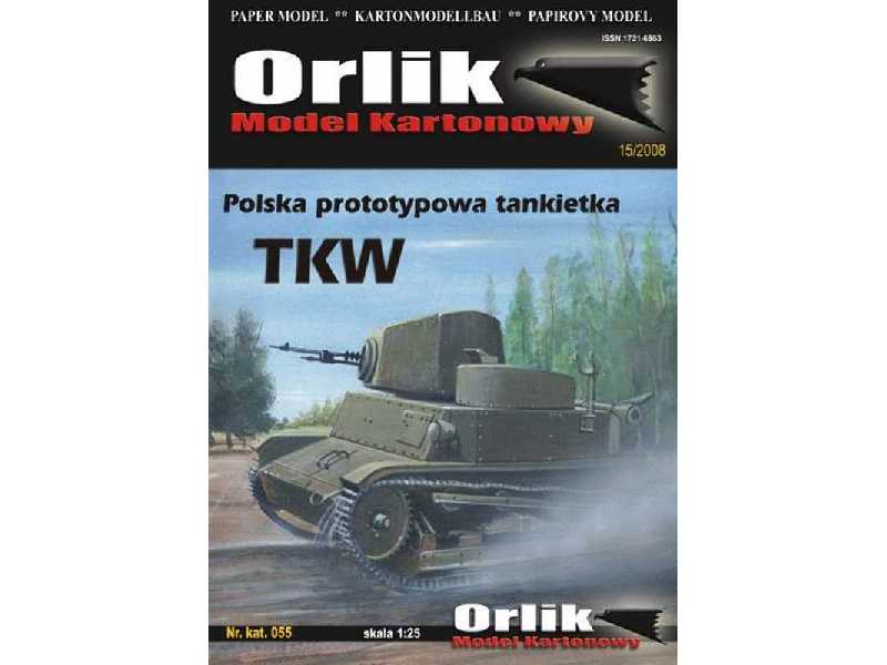 Polska tankietka prototypowa TKW - zdjęcie 1 Polska tankietka prototypowa TKW - zdjęcie 1