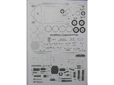 Niemiecki samolot myśliwski Lippisch P.13 + ciągnik lotniskowy. - zdjęcie 7