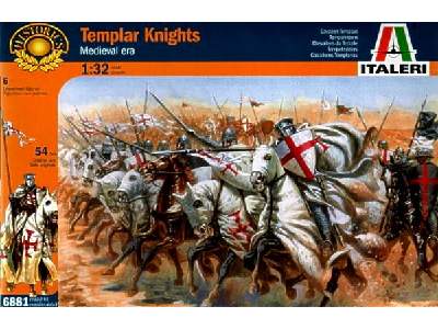 Figurki Rycerze Templariuszy - Średniowiecze - zdjęcie 3