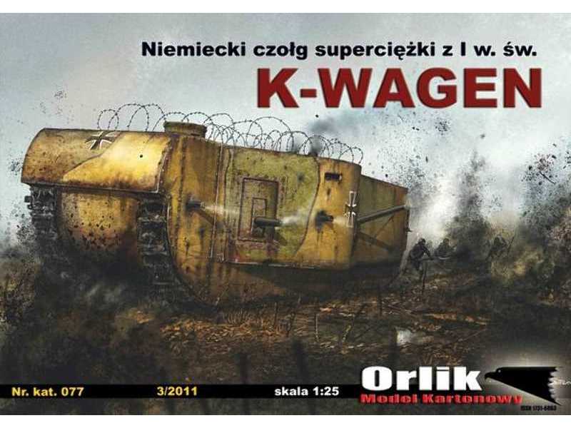 Niemiecki czołg superciężki K-Wagen - zdjęcie 1 Niemiecki czołg superciężki K-Wagen - zdjęcie 1