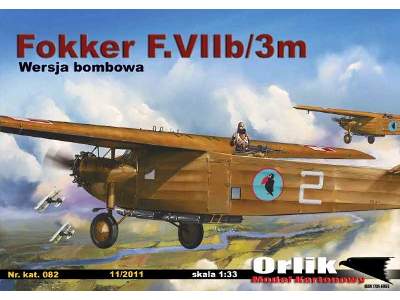 Samolot bombowy Fokker F.VIIb/3m - zdjęcie 1