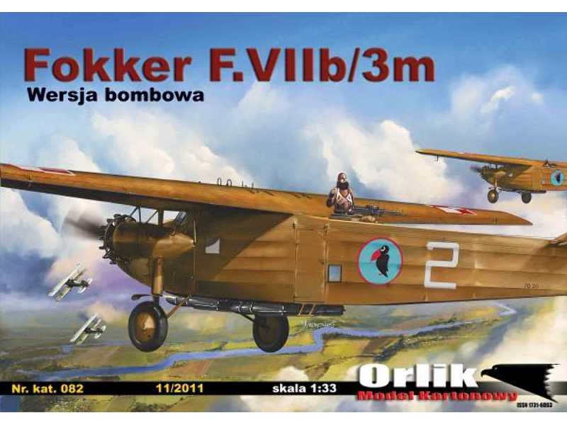Samolot bombowy Fokker F.VIIb/3m - zdjęcie 1 Samolot bombowy Fokker F.VIIb/3m - zdjęcie 1