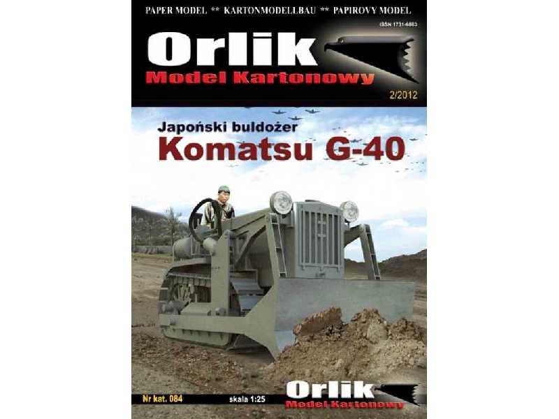 Japoński buldożer KOMATSU G-40 - zdjęcie 1 Japoński buldożer KOMATSU G-40 - zdjęcie 1