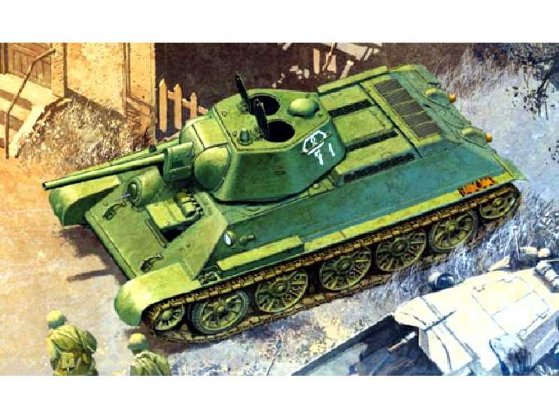 T-34/76 Mod.1942 z sześciokątną wieżą - Smart Kit - zdjęcie 1