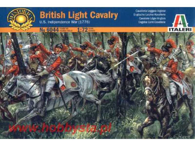 Figurki - British Light Cavalry - U.S. Independence War 1776 - zdjęcie 1