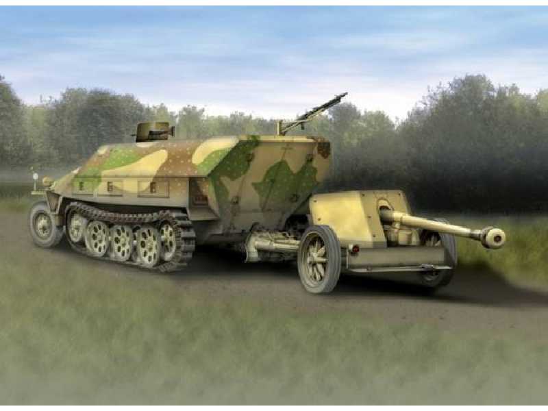 Sd.Kfz.251/1 Ausf.D + 7.5cm PaK 40 - zdjęcie 1 Sd.Kfz.251/1 Ausf.D + 7.5cm PaK 40 - zdjęcie 1