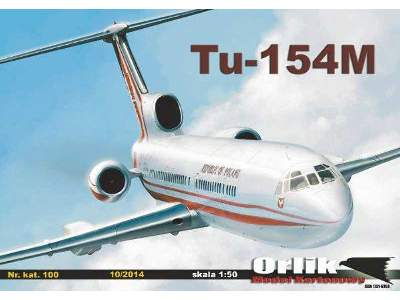 Tupolew Tu-154M - kreda - zdjęcie 1