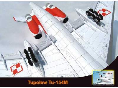 Tupolew Tu-154M - kreda - zdjęcie 4