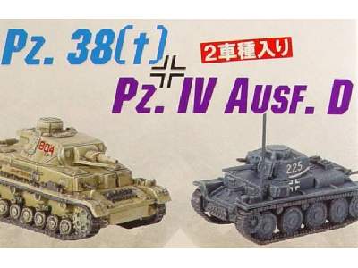 Pz.38(t) + Pz.IV Ausf.D - 2 modele - zdjęcie 1