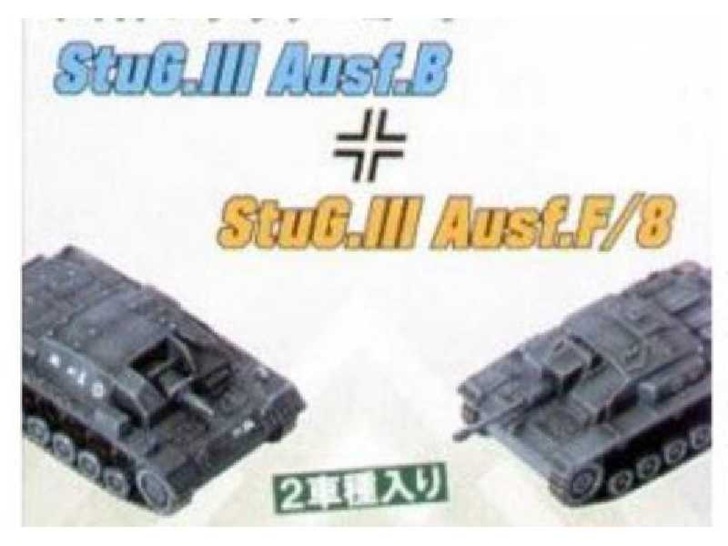 German StuG.III Ausf.F/8 + StuG.III Au - 2 modele - zdjęcie 1 German StuG.III Ausf.F/8 + StuG.III Au - 2 modele - zdjęcie 1