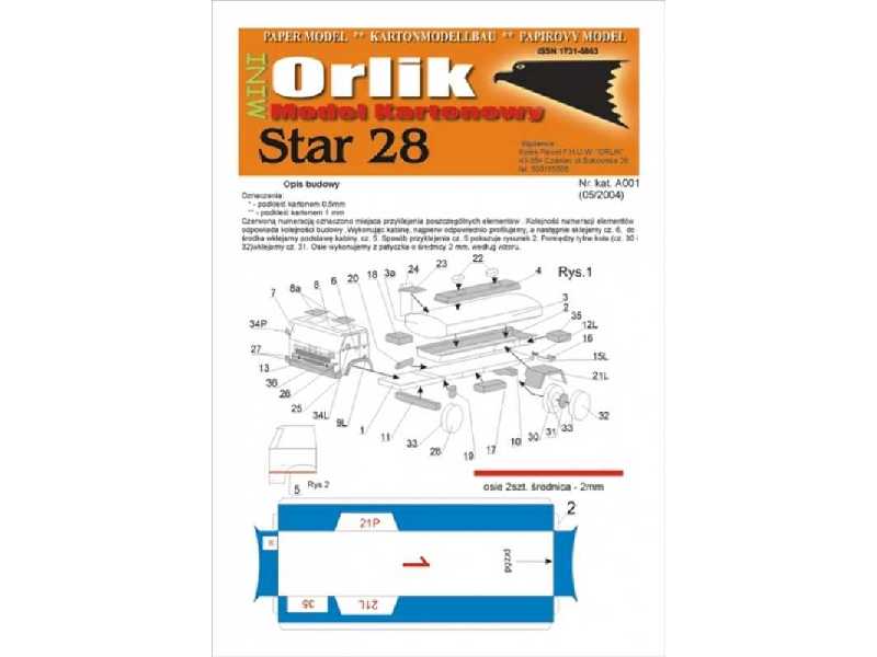 Samochód cysterna - Star 28 - zdjęcie 1 Samochód cysterna - Star 28 - zdjęcie 1