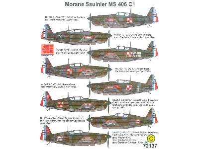 Kalkomania - Morane-Saulnier MS.406C1 - zdjęcie 2