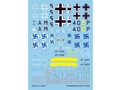 Kalkomania - Junkers Ju 88A-4 - zdjęcie 1