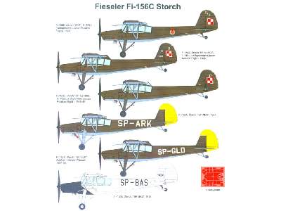 Kalkomania - Fieseler Fi 156C Storch - zdjęcie 2