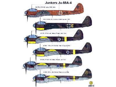 Kalkomania - Junkers Ju 88A-4 - zdjęcie 2