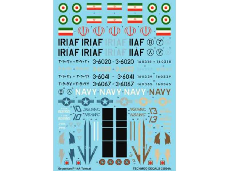 Kalkomania - Grumman F-14A Tomcat - zdjęcie 1
