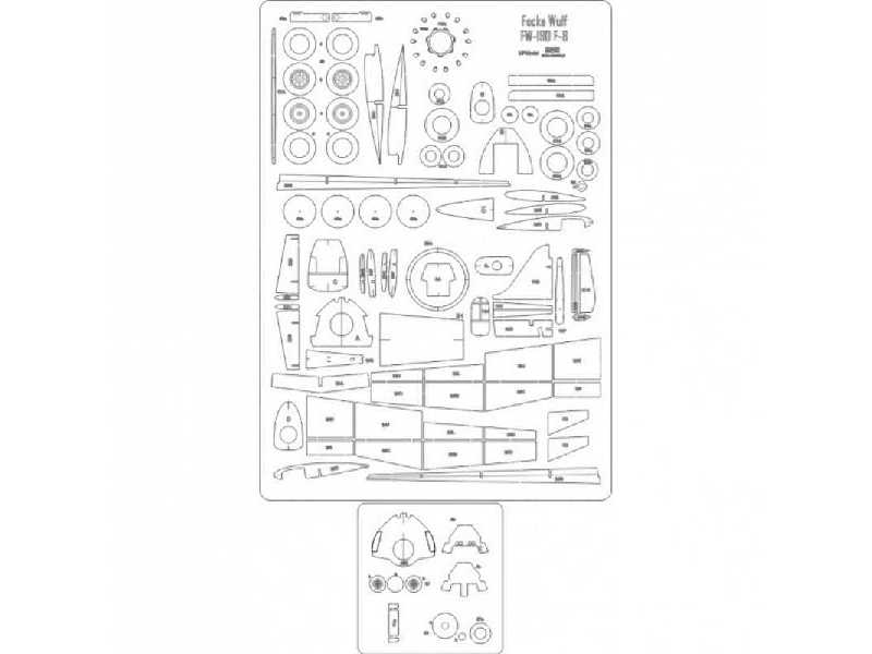 Zestaw Lasrerowy FOCKE-WULF FW 190F-8 - zdjęcie 1