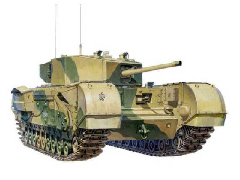 Czołg brytyjski Churchill Mk111 - zdjęcie 1 Czołg brytyjski Churchill Mk111 - zdjęcie 1
