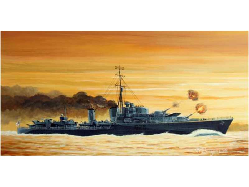 Brytyjski niszczyciel HMS Eskimo (F75)1941 - zdjęcie 1