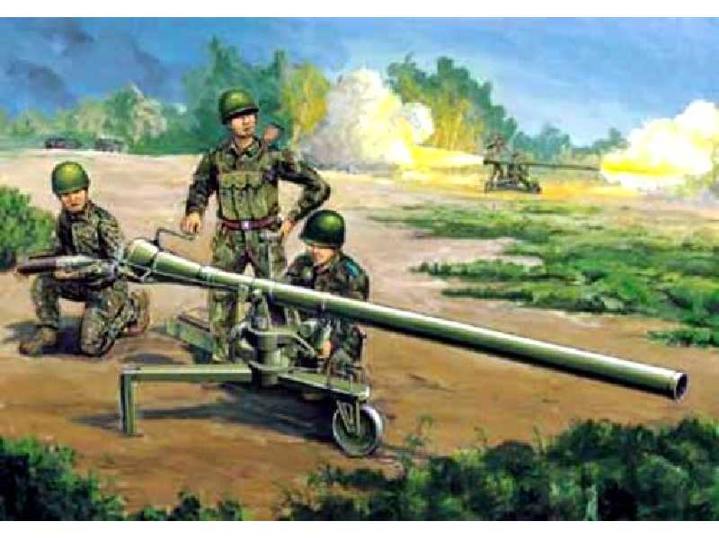 Chińskie działko bezodrzutowe 105mm Typ 75 - zdjęcie 1 Chińskie działko bezodrzutowe 105mm Typ 75 - zdjęcie 1