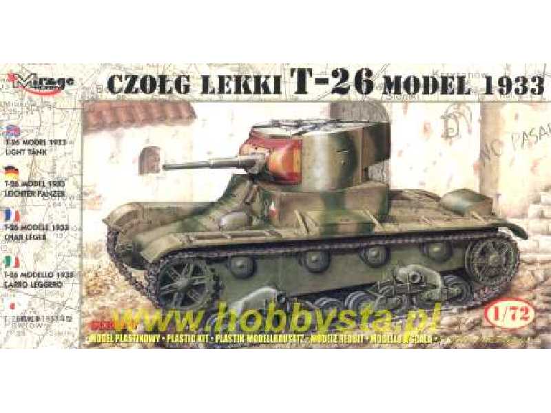 Czołg lekki T-26 model 1933 - zdjęcie 1