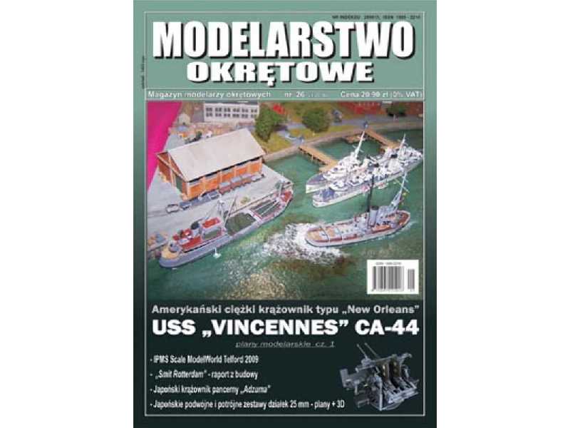 Modelarstwo Okrętowe nr 26 1-2010 USS VINNNES cz. 1 - zdjęcie 1 Modelarstwo Okrętowe nr 26 1-2010 USS VINNNES cz. 1 - zdjęcie 1