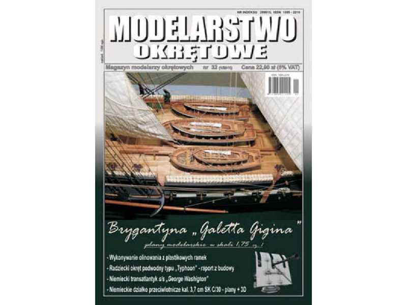 Modelarstwo Okrętowe nr 32 1-2011 brygantyna GALLETA GIGIN - zdjęcie 1 Modelarstwo Okrętowe nr 32 1-2011 brygantyna GALLETA GIGIN - zdjęcie 1