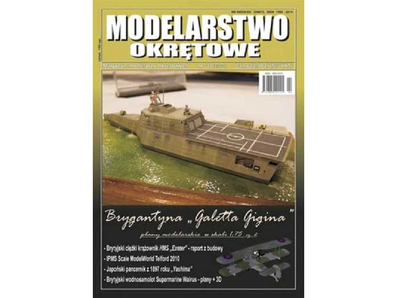 Modelarstwo Okrętowe nr 33 2-2011 brygantyna GALLETA GIGIN - zdjęcie 1 Modelarstwo Okrętowe nr 33 2-2011 brygantyna GALLETA GIGIN - zdjęcie 1