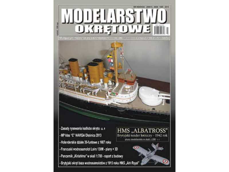 Modelarstwo Okrętowe nr 46 3-2013 HMS Albatros" cz.2 - zdjęcie 1 Modelarstwo Okrętowe nr 46 3-2013 HMS Albatros" cz.2 - zdjęcie 1