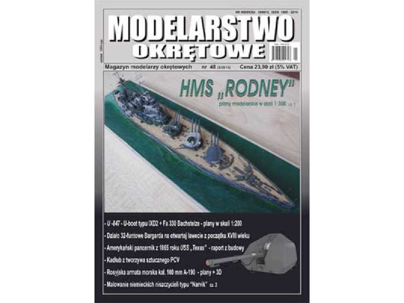 Modelarstwo Okrętowe nr 48 5-2013 HMS Rodney cz.1 - zdjęcie 1 Modelarstwo Okrętowe nr 48 5-2013 HMS Rodney cz.1 - zdjęcie 1