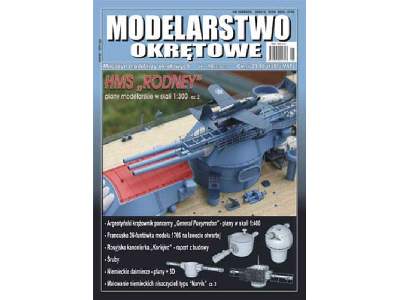 Modelarstwo Okrętowe nr 49 6-2013 HMS Rodney&quot; cz.2 - zdjęcie 1