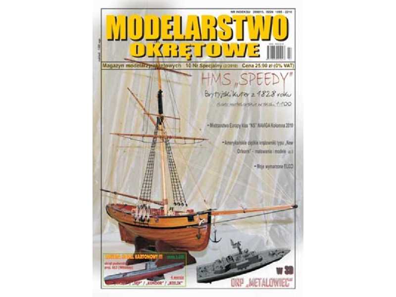 Modelarstwo Okrętowe nr 10 2-2010 HMS SPEEDY", Okręd - zdjęcie 1 Modelarstwo Okrętowe nr 10 2-2010 HMS SPEEDY", Okręd - zdjęcie 1