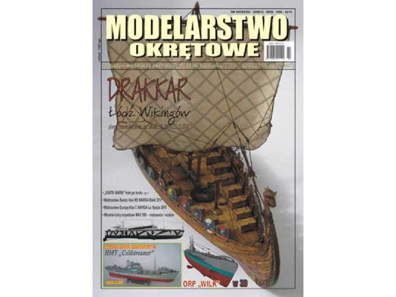 Modelarstwo Okrętowe nr 12 2-2011 Łódź Wikingów DRAKKAR&qu - zdjęcie 1