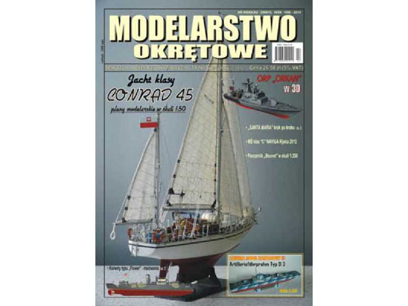 Modelarstwo Okrętowe nr 14 2-2012 Jacht Klasy Conrad 45, Pancern - zdjęcie 1