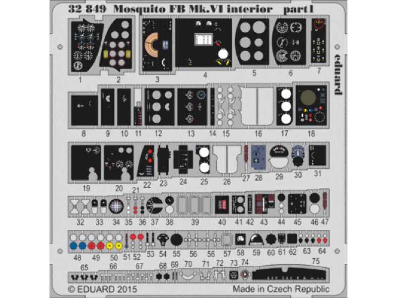 Mosquito FB Mk. VI interior 1/32 - Tamiya - zdjęcie 1