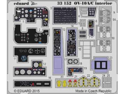 OV-10A/ C interior 1/32 - Kitty Hawk - zdjęcie 1