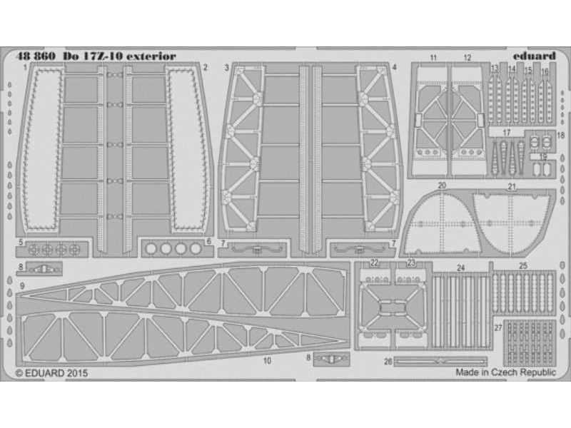 Do 17Z-10 exterior 1/48 - Icm - zdjęcie 1