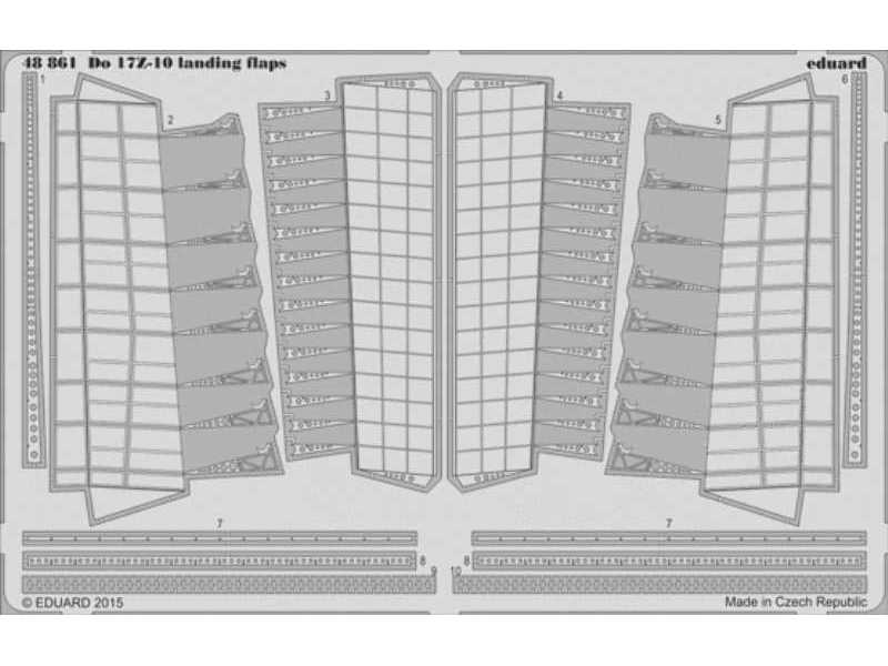 Do 17Z-10 landing flaps 1/48 - Icm - zdjęcie 1