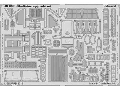 Gladiator upgrade set 1/48 - Eduard - zdjęcie 1