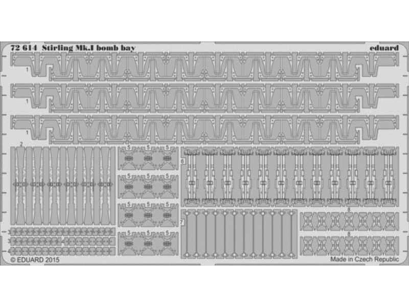 Stirling Mk. I bomb bay 1/72 - Italeri - zdjęcie 1