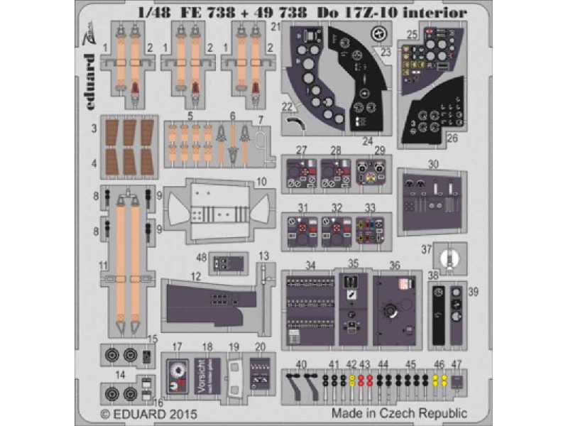 Do 17Z-10 interior 1/48 - Icm - zdjęcie 1 Do 17Z-10 interior 1/48 - Icm - zdjęcie 1