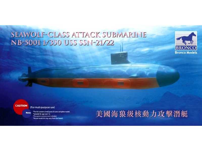Amerykański okręt podwodny SSN-21/22 klasy Seawolf - zdjęcie 1 Amerykański okręt podwodny SSN-21/22 klasy Seawolf - zdjęcie 1