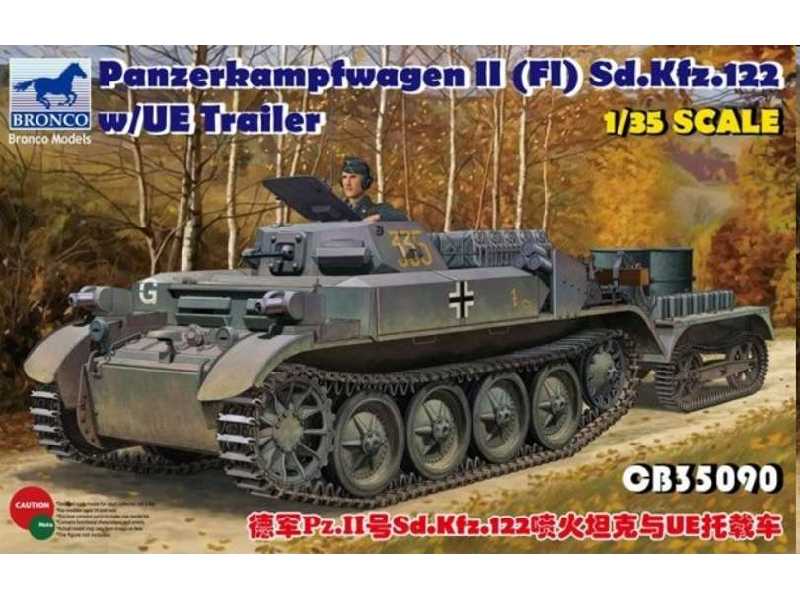 Panzerkampfwagen II(Fl) Sd.Kfz.122 w/UE Trailer - zdjęcie 1