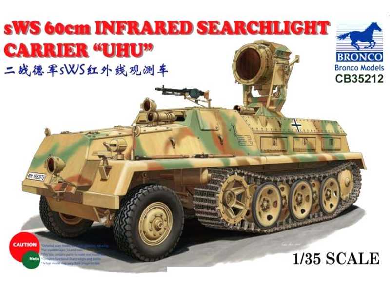 sWS 60cm Infared Searchlight Carrier UHU - zdjęcie 1 sWS 60cm Infared Searchlight Carrier UHU - zdjęcie 1