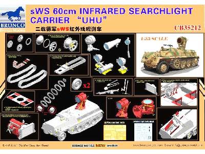 sWS 60cm Infared Searchlight Carrier UHU - zdjęcie 2